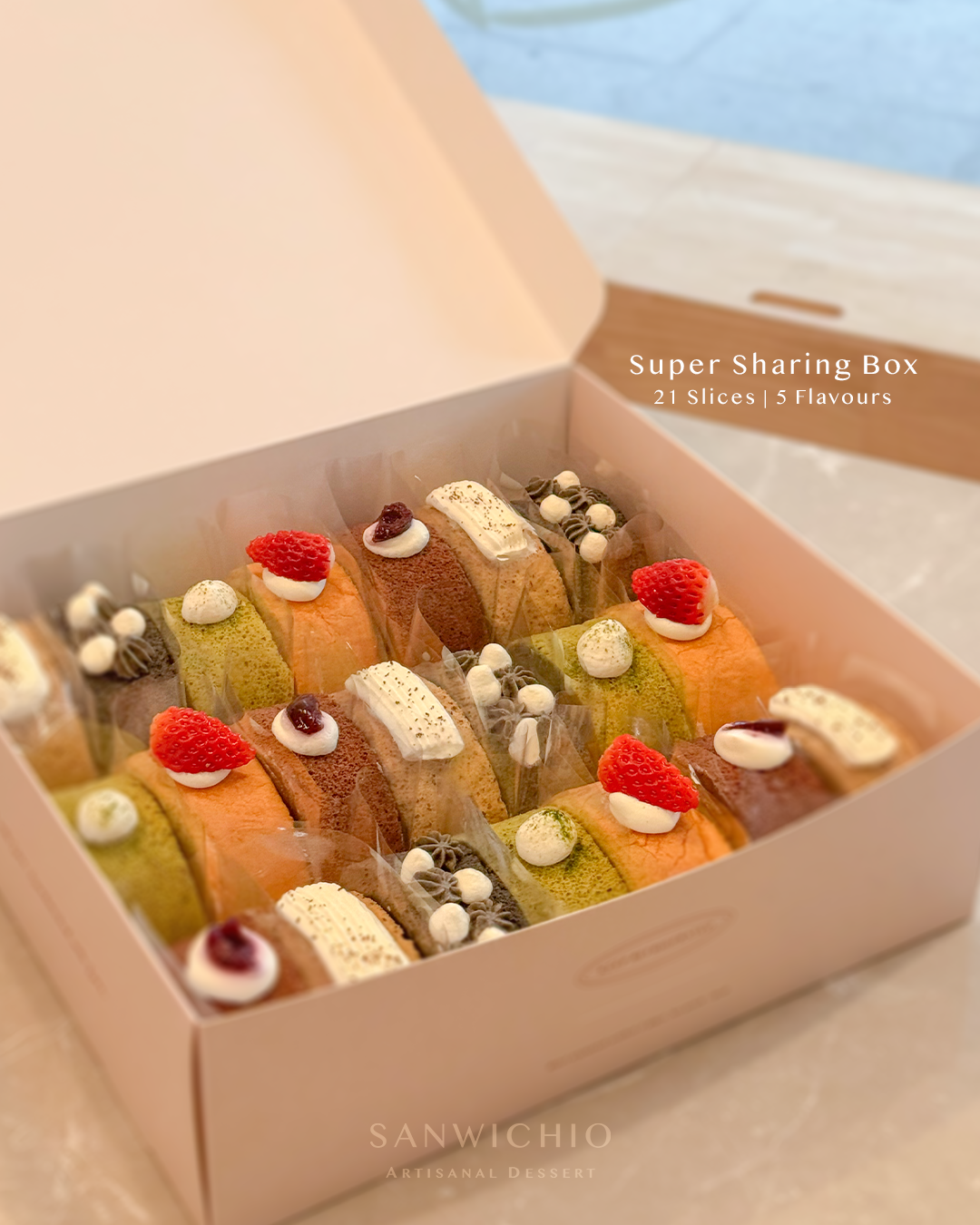 Super Sharing Box of Cake Rolls