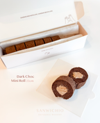 Dark Chocolate Mini Cake Roll