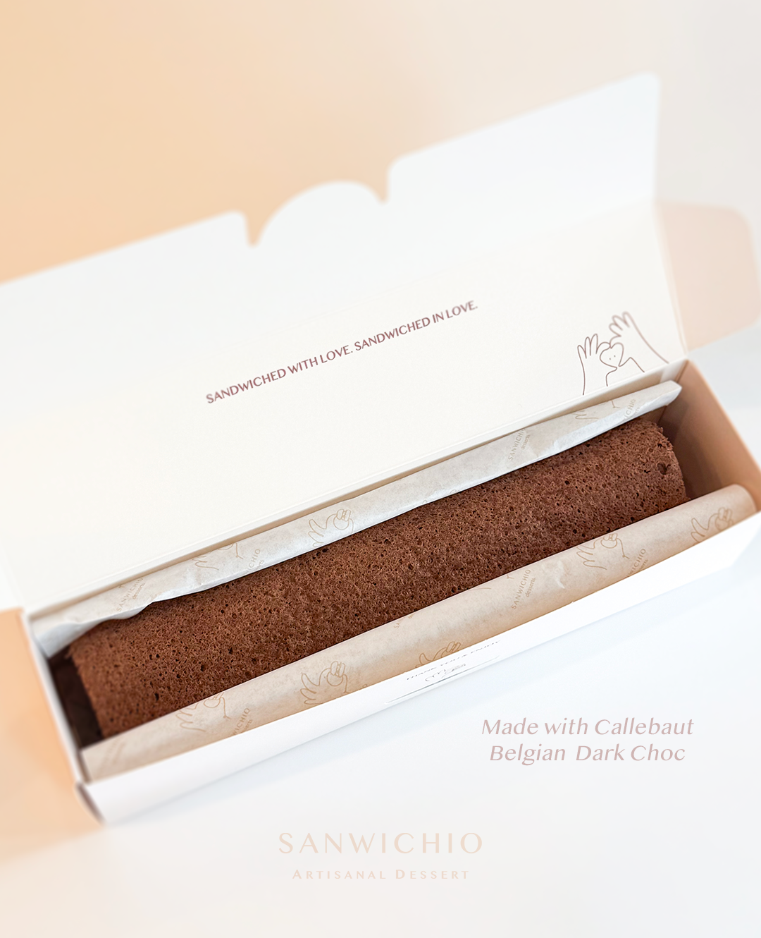 Dark Chocolate Mini Cake Roll