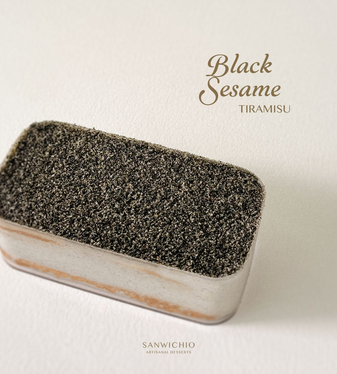 Black Sesame Tiramisu