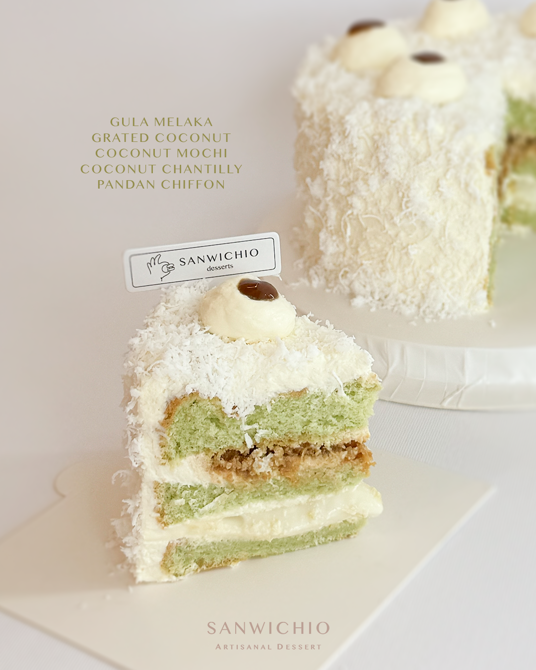 Ondeh Coconut Wholecake