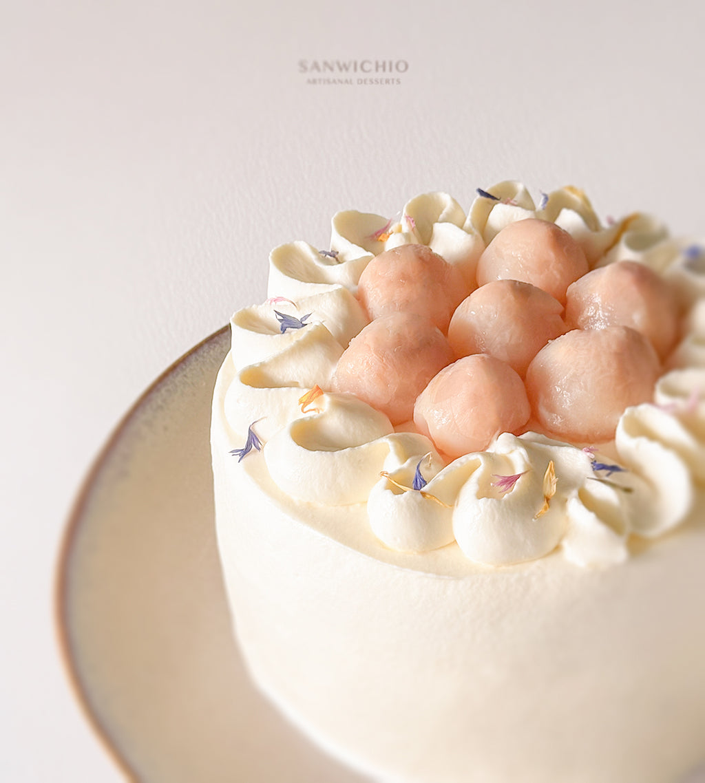 Hojicha Lime Lychee Wholecake