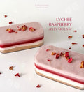 Lychee Raspberry Jelly Mousse