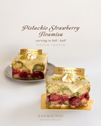 Pistachio Strawberry Matcha Tiramisu