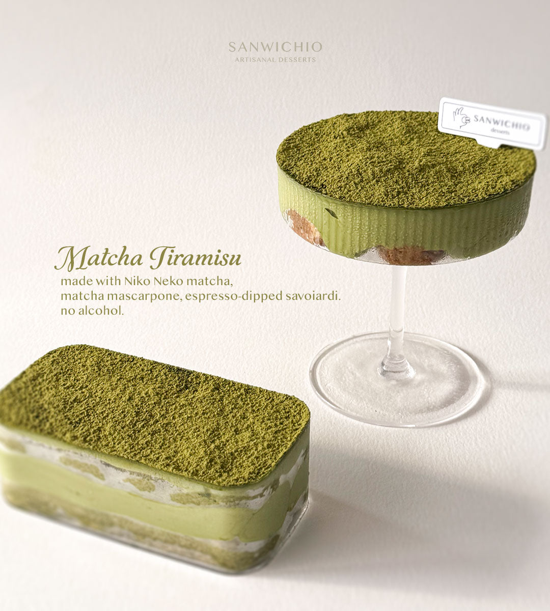 Matcha Tiramisu