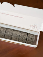 Black Sesame Mochi Cake Roll