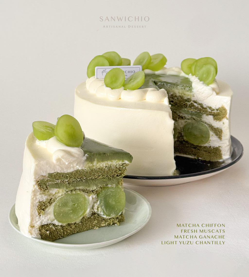 Muscat Matcha Wholecake