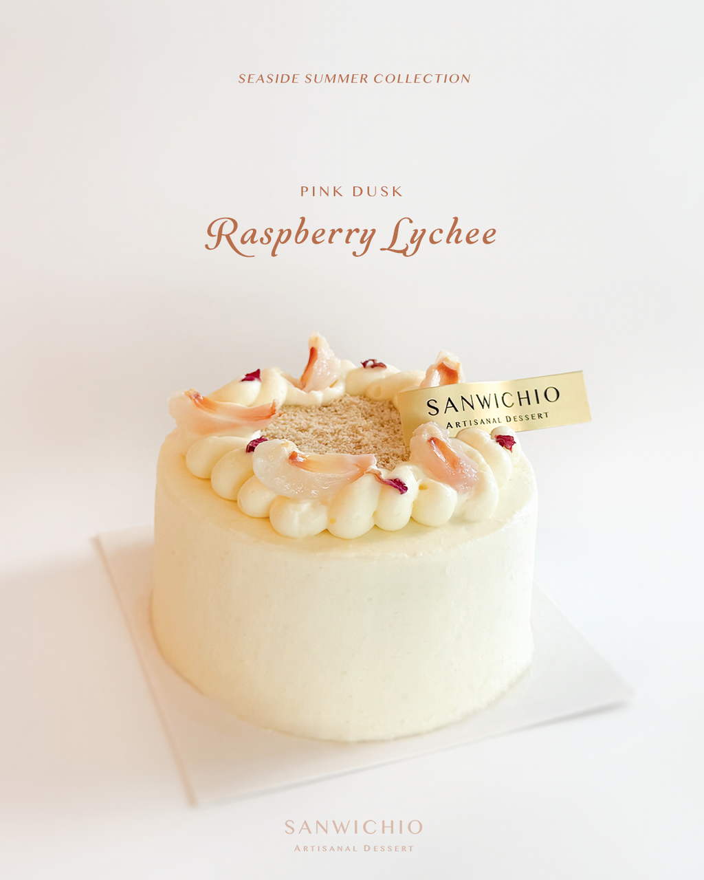 Raspberry Lychee Wholecake