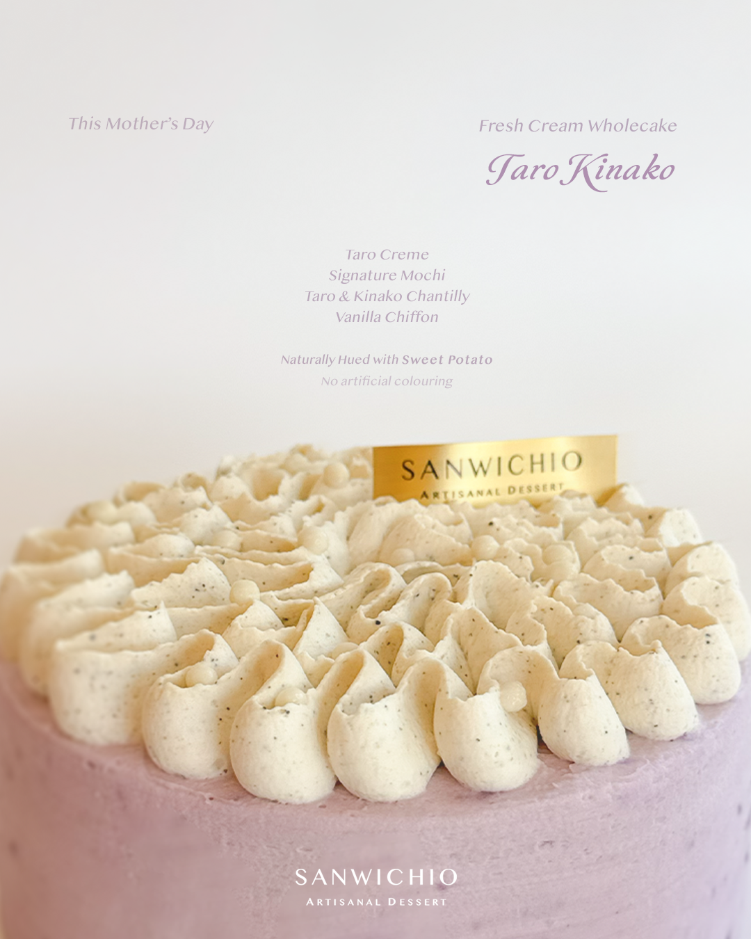 Taro Kinako Wholecake